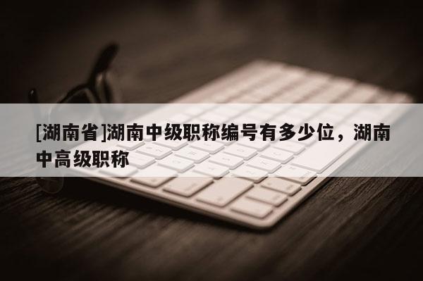 [湖南省]湖南中级职称编号有多少位，湖南中高级职称
